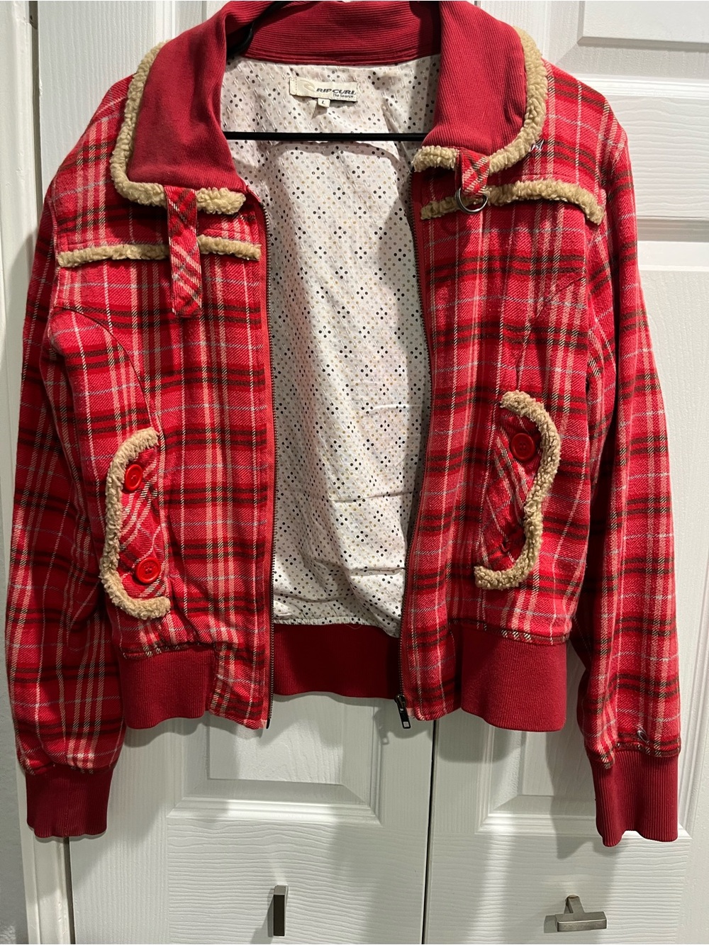 Plaid Bomber Jacket